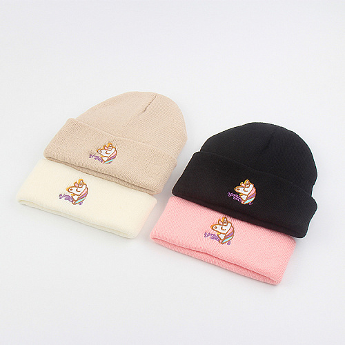 Шапка "Единорог" (черная)