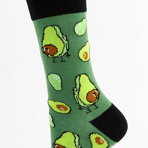 Носки "Равнодушное авокадо", разм.40-45