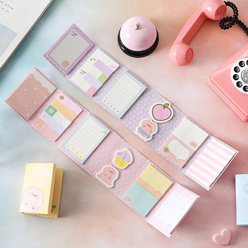 Набор стикеров "Cutie pig small" (голубой)