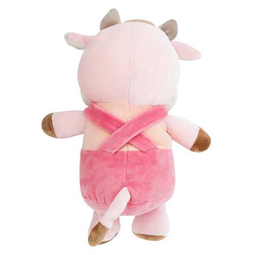 Игрушка-подушка "Бычок Тим" 25 см розовый