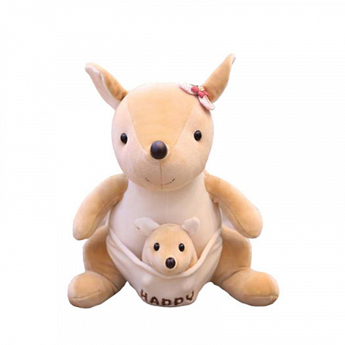 Игрушка-подушка "Кенгуру" 25см