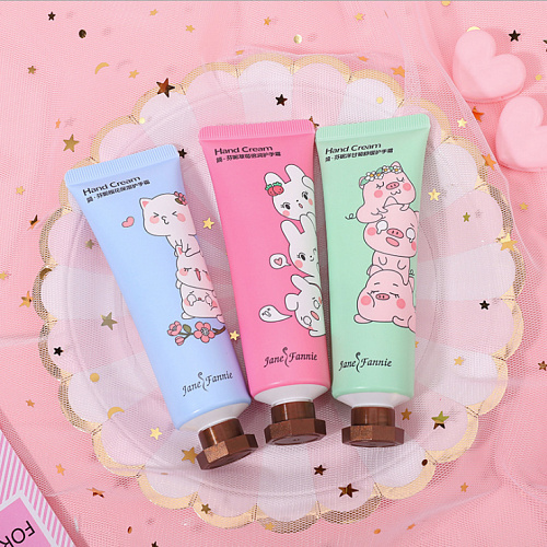 Крем для рук фруктовый "Веселые зверята" мятный