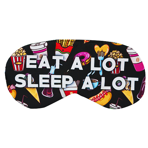 Маска для сна "Eat a lot"