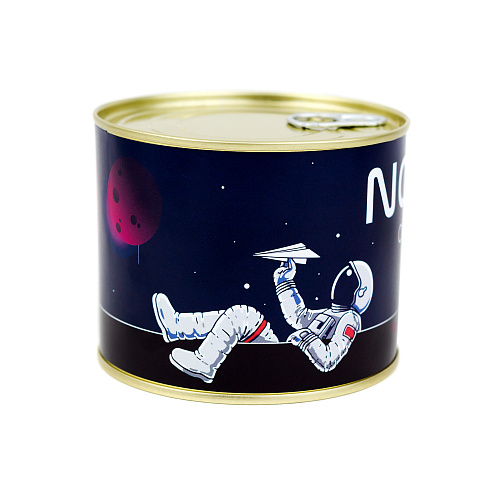 Носки в банке "NOSKI" (мужские, черные)