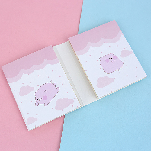 Набор стикеров "Cutie pig" (белый)