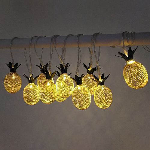 Гирлянда "Ананасы" LED, USB
