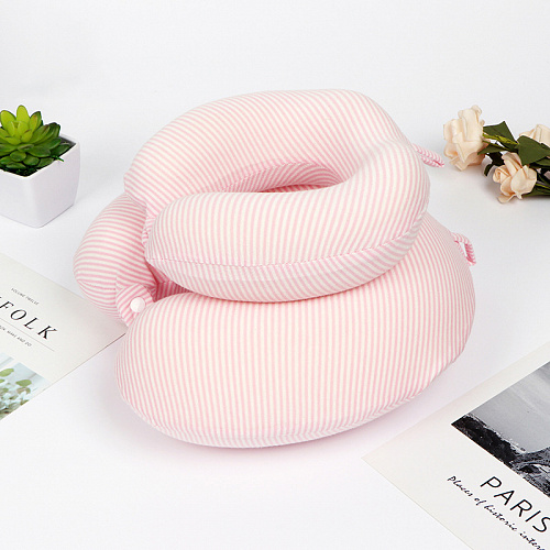 Подушка для путешествий, комплект "Однотонные" (розовые)