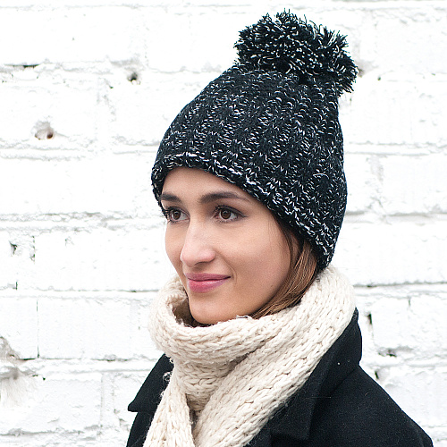 Шапка "Однотонная" (черная)