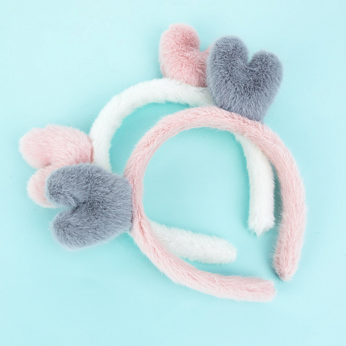 Ободок-повязка "Олененок" (розовый)