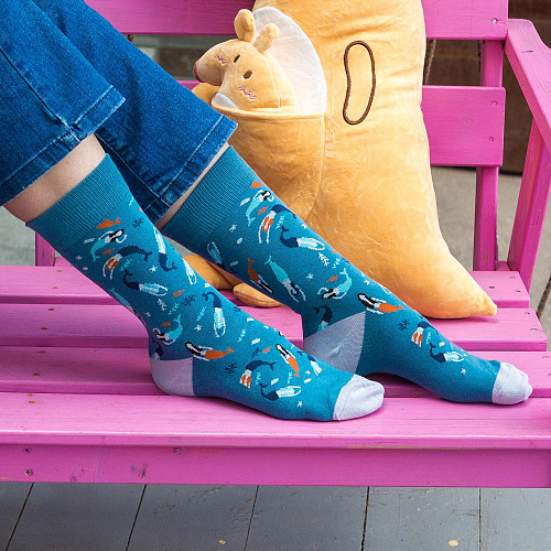 Носки "Русалки" (синие)