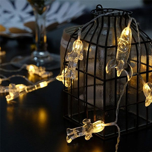 Гирлянда "Космическая" (прозрачная), LED
