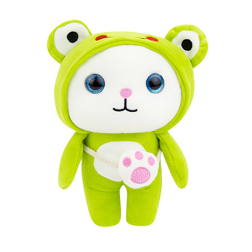 Игрушка-подушка "Котя в кигуруми" (зеленый) 24см