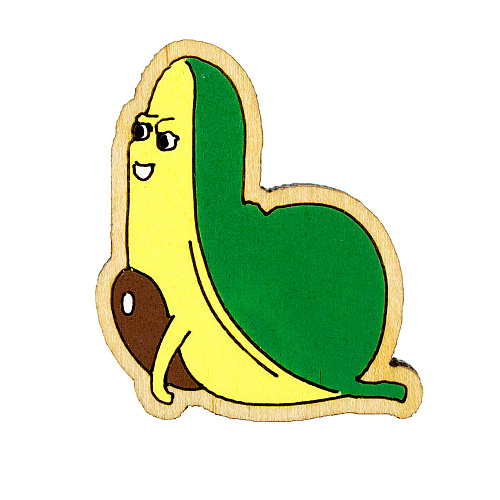 Значок "Авокадо йога"