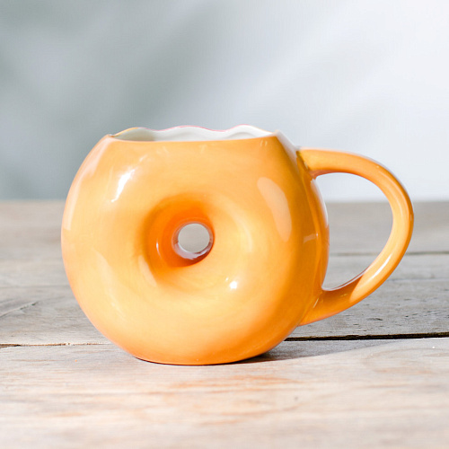 Кружка "Пончик" (розовый)