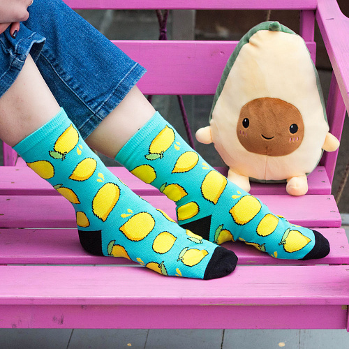 Носки "Лимонные", разм.40-45