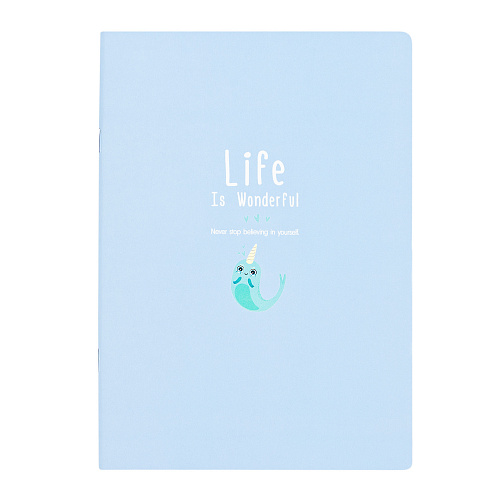 Тетрадь в розовую клетку А5 "Life" нарвал