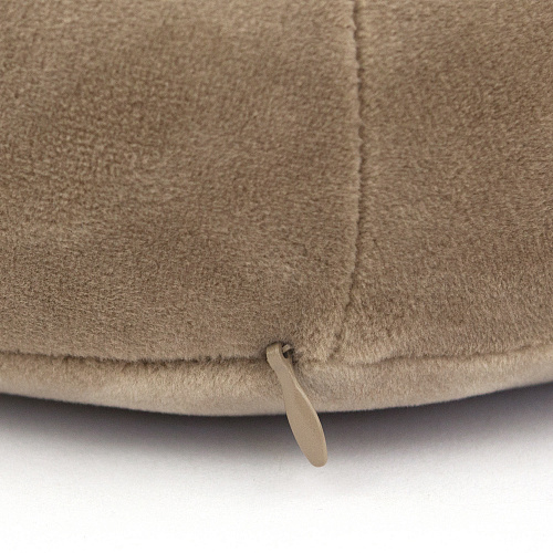 Подушка для путешествий "Мордашки", Memory Foam (коричневая)