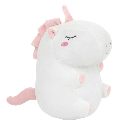 Игрушка-подушка "Единорог с сердечком" (белый)