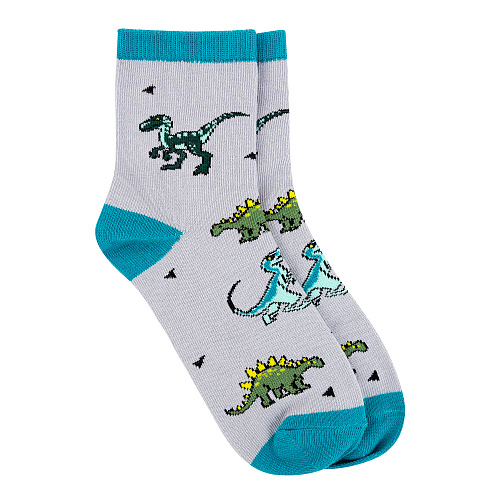 Носки детские "Динозавры", разм.20-22 (7-9 лет)