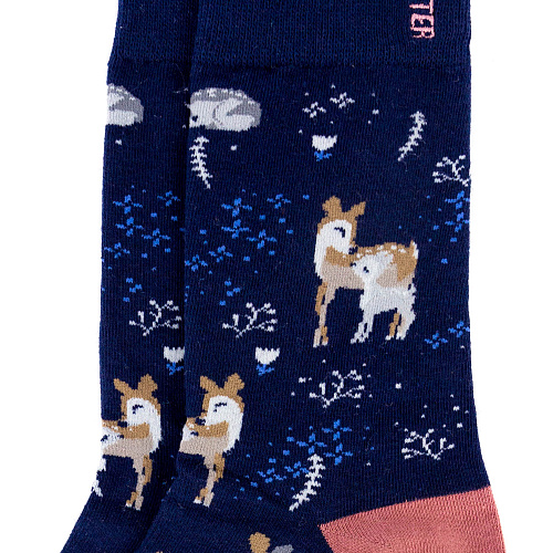 Носки "Олени" (синие)