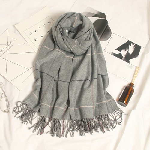 Шарф "Лондон", серый