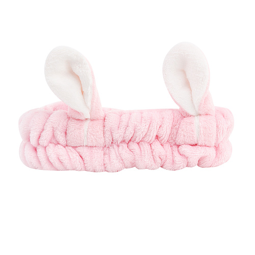 Повязка на голову "Ушки зайки" (розовый)