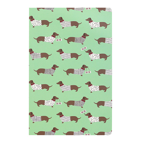 Тетрадь "Собачки" (мятная)