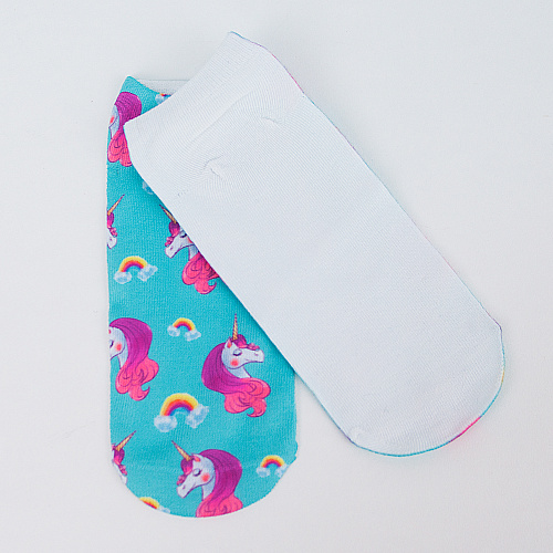 Носки "Единороги" (фиолетовые)