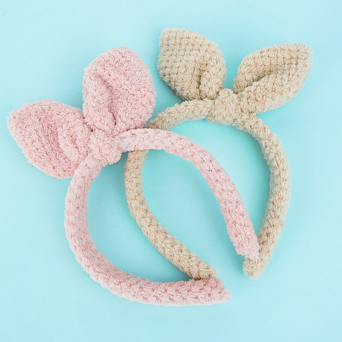 Ободок-повязка "Бант" (бежевый)