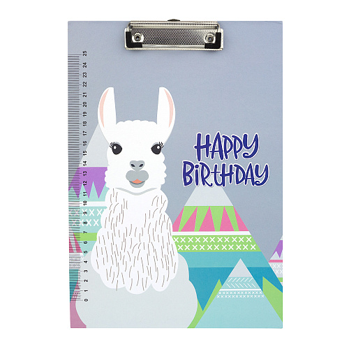 Папка-планшет "Llama" (серый)