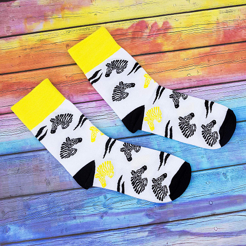 Носки "Зебры", разм.40-45