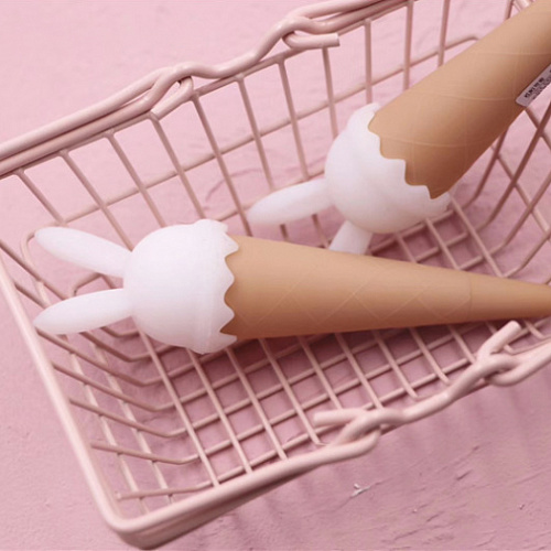 Ручка "Bunnie sugar cone" (белая)