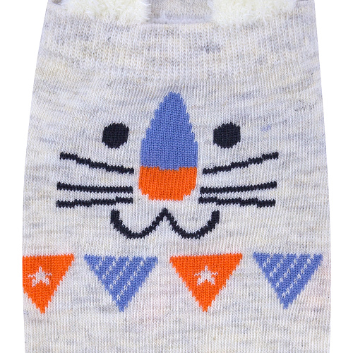 Носки "Голубые" (кот с флажками)