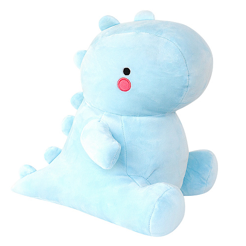 Игрушка-подушка "Динозавр" (голубой большой)