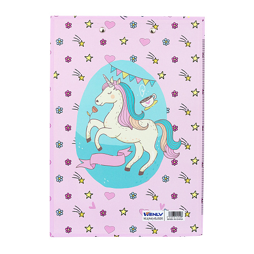 Папка-планшет "Unicorn" (розовый)
