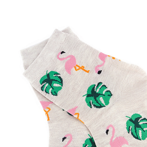 Носки "Фламинго" (бежевые)