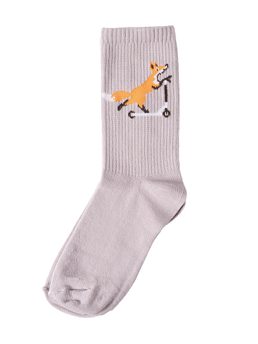 Набор носков "Лисичка на самокате", разм.23-25