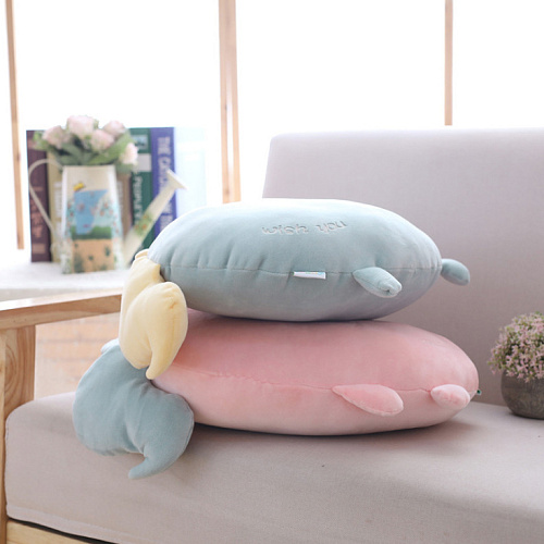 Игрушка-подушка "Flat Unicorn" (голубой)