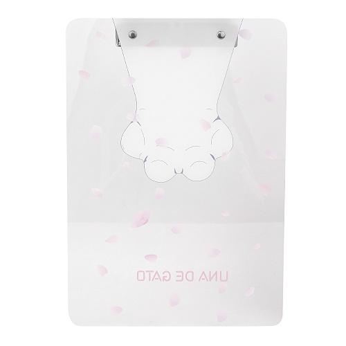 Папка-планшет "Прозрачный" (лапка)