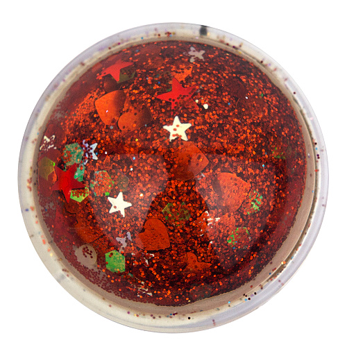 Держатель для телефона/попсокет "Glitter" (красный)