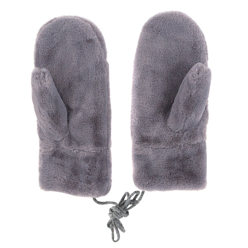 Варежки "Кролики" (серые)