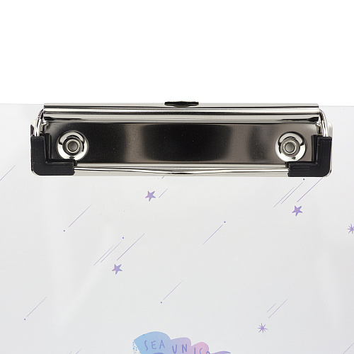 Папка-планшет "Прозрачный" (нарвал и кораллы)