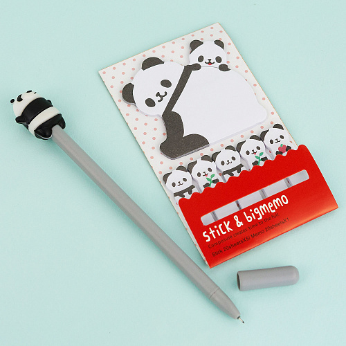 Набор стикеров для записей "Панды"