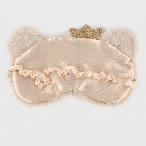 Маска для сна "Мишка с короной"