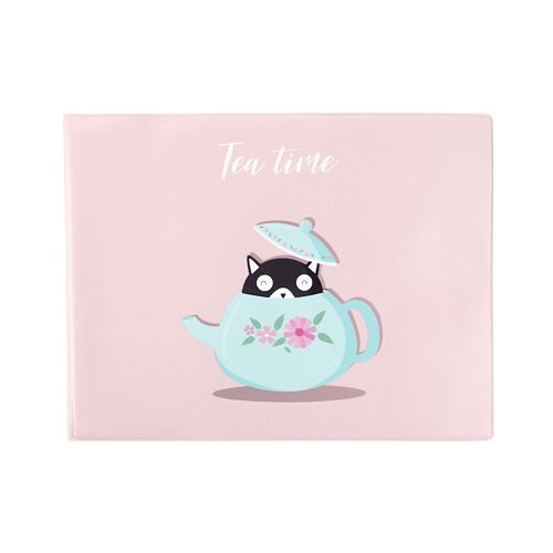 Обложка на зачетную книжку "Tea time"