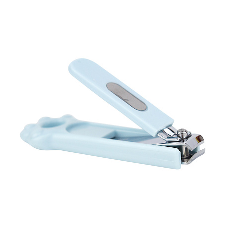Клиппер для ногтей "Коготки" голубой