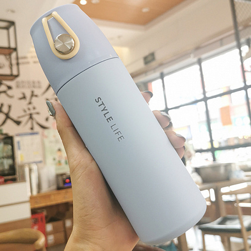 Термос "Style life" (голубой)