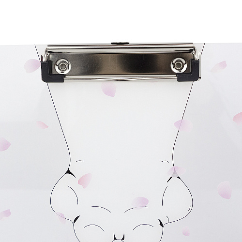 Папка-планшет "Прозрачный" (лапка)