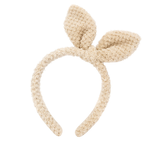Ободок-повязка "Бант" (бежевый)
