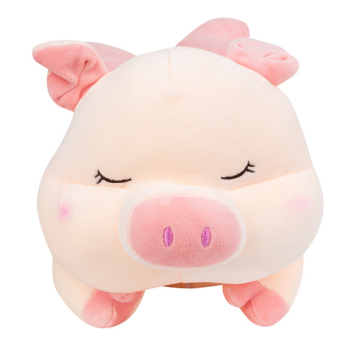 Игрушка-подушка "Свинка-ангел с пледом"